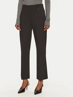 Spodnie damskie - Joseph Ribkoff Spodnie materiałowe 243049 Czarny Wide Fit - miniaturka - grafika 1