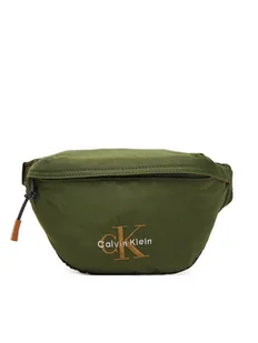Calvin Klein Saszetka nerka Bold Waistbag LV04D3116G Khaki - Nerki - miniaturka - grafika 1
