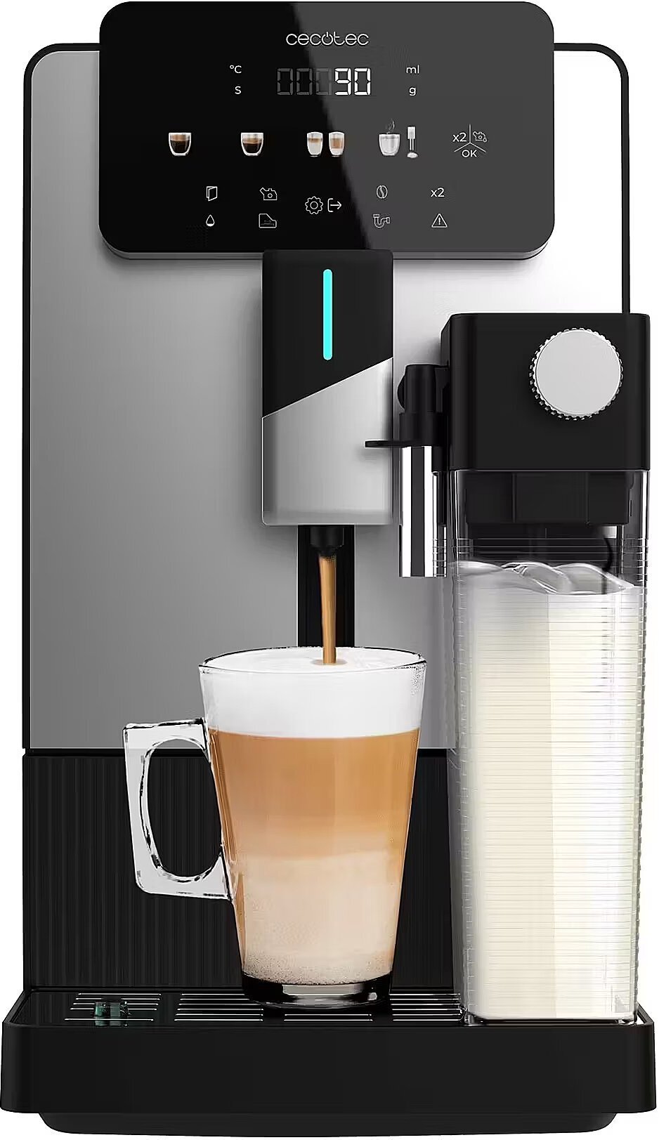 Cecotec Cafetera Express Superautomática Cremmaet Latte 