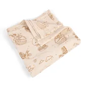 Zestawy naczyń dla dzieci - Filibabba Pieluszka muślinowa 120 x 120 cm GOTS Dreamy Adventurers - miniaturka - grafika 1