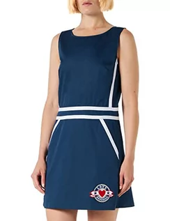 Sukienki - Love Moschino Sukienka damska bez rękawów, niebieska, 46 (DE), niebieski, 46 - grafika 1