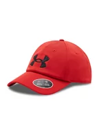 Czapki dla dzieci - Under Armour Czapka z daszkiem Ua Blitzing Adjustable Hat 1361532-601 Czerwony - miniaturka - grafika 1