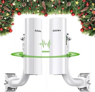 Zestaw AdaLov CPE366 Access Point bezprzewodowy przedłużenia sieci kamery - Routery - miniaturka - grafika 1