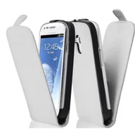 Etui i futerały do telefonów - Etui Cadorabo do Samsung Galaxy S3 MINI w kolorze POLAR WHITE etui na telefon komórkowy z klapką wykonane z gładkiej sztucznej skóry etui ochronne etui z klapką w stylu książki - miniaturka - grafika 1