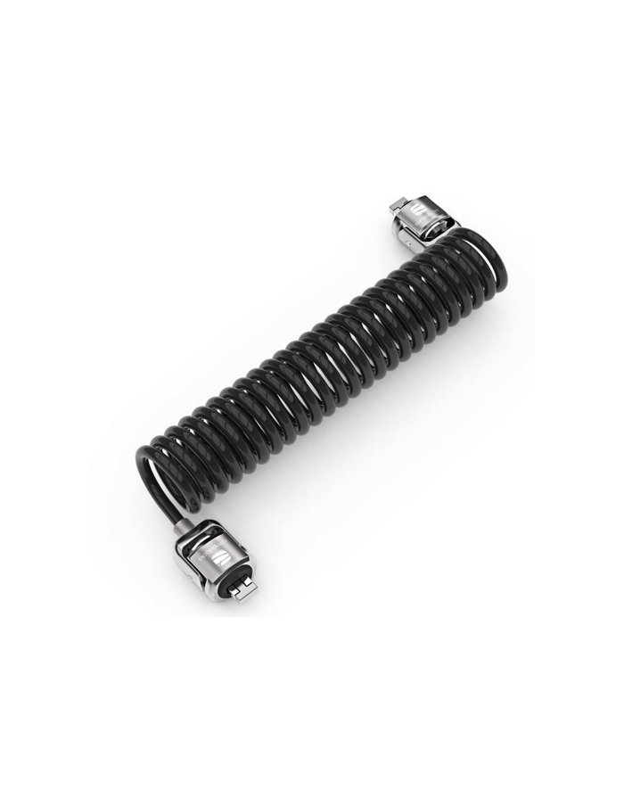 MACLOCKS LINKA ZABEZPIECZAJĄCA DUAL HEAD COILED CABLE KEYED LOCK ZAMEK KLUCZYKOWY M1-CL02H