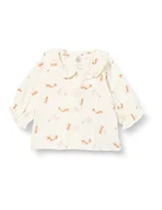 Bluzki damskie - Petit Bateau Bluzka z długim rękawem dla niemowląt, Biały Avalanche/Wielobarwny, 12 miesięcy - miniaturka - grafika 1
