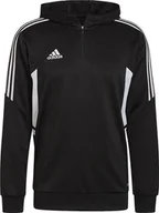 Bluzy męskie - Bluza męska adidas Condivo 22 Track Hoodie czarna HD7006-XL - miniaturka - grafika 1