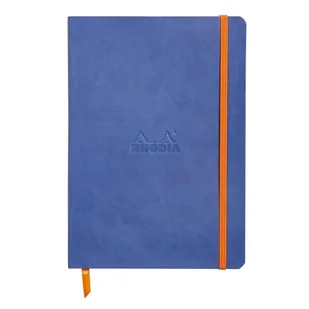Notatnik Rhodia A5, miękka oprawa, kratka, Szafirowy - Notesy i bloczki - miniaturka - grafika 1