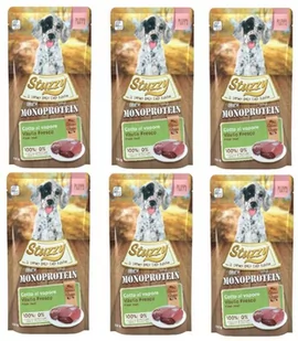 STUZZY - Karma mokra dla szczeniąt cielęcina zestaw 6 x 150g - Mokra karma dla psów - miniaturka - grafika 1