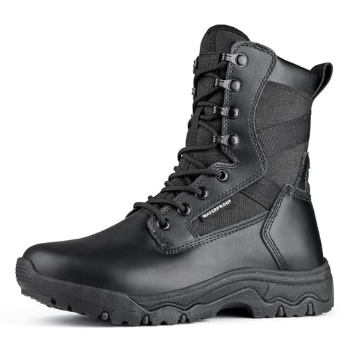 FREE SOLDIER Damskie buty taktyczne, 20 cm, Czarny wodoodporny, 39.5 EU