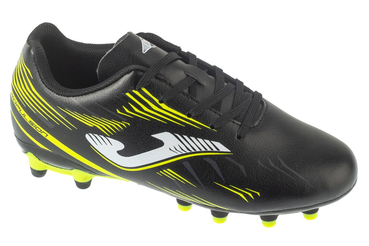 Joma Propulsion Jr 2501 FG PRJW2501FG, dla chłopca, buty piłkarskie - korki, Czarne