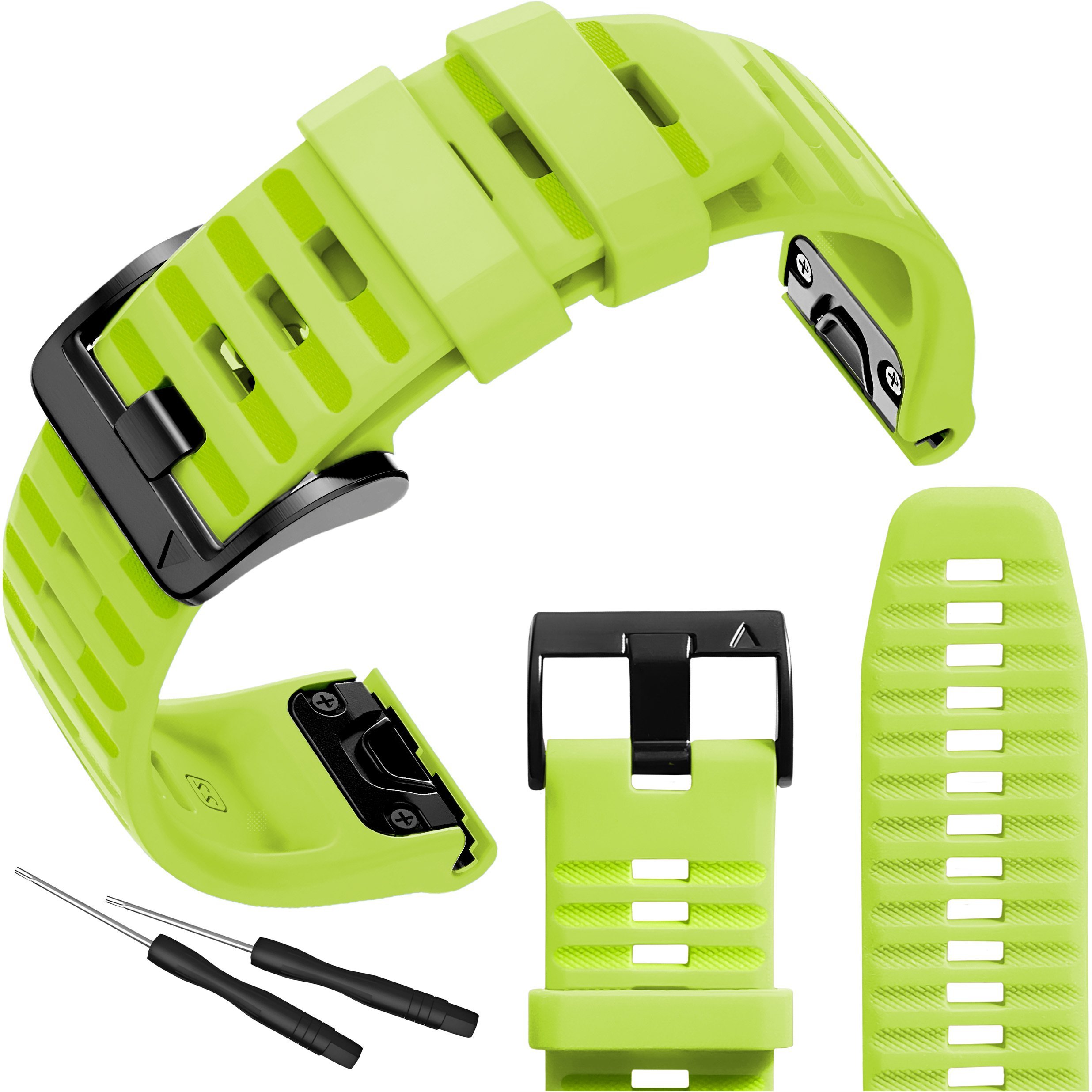 ChronSmarta Pasek ChronSmarta do smartwatch'a Garmin Fenix 5 6 7 8 Plus Solar AMOLED 47mm QuickFit Zielony
