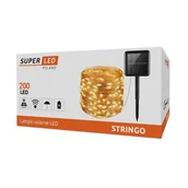 Lampy ogrodowe - Girlanda solarna SUPERLED Stringo 200 5163 + Pilot - miniaturka - grafika 1