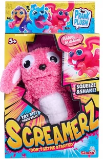 Simba Screamerz Króliczek Interaktywny Pluszak 30cm z Dźwiękiem 2xaaa - Zabawki interaktywne dla dzieci - miniaturka - grafika 1