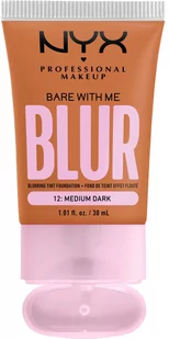 NYX PROFESSIONAL MAKEUP Bare With Me Blur Tint Foundation 12 Medium Dark - Podkład  12 Medium Dark - Podkłady do twarzy - miniaturka - grafika 4