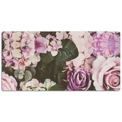 Podkładki na biurko - Duża mata na biurko Kwiaty w stylu retro 120x60 cm - miniaturka - grafika 1