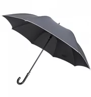 Parasole - Parasol męski automat XL z lamówką szarą - miniaturka - grafika 1