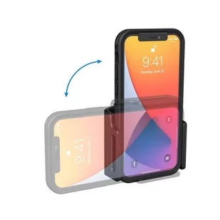 Brodit Uchwyt uniwersalny regulowany do Apple iPhone 14 Pro bez futerału oraz w futerale lub etui o wymiarach: 70-83 mm (szer.), 6-10 mm (grubość). - Uchwyty samochodowe do telefonów - miniaturka - grafika 4