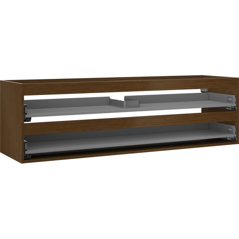 Mexen Box-A korpus szafki podumywalkowej 160 cm, 2 szuflady, orzech - 91AX0-1600-470-2-86