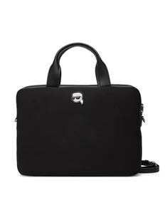 KARL LAGERFELD Torba na laptopa A1W32103 Czarny - Torby na laptopy - miniaturka - grafika 1