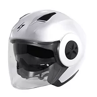 Kaski motocyklowe - STORMER, kask jet motocyklowy TREND white pearly, XS - miniaturka - grafika 1