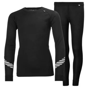 Helly Hansen Lifa, zestaw, junior, czarny - Pozostała odzież narciarska - miniaturka - grafika 1