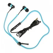 Słuchawki - iBox Z4 ZIP MOBILE czarno-niebieskie - miniaturka - grafika 1