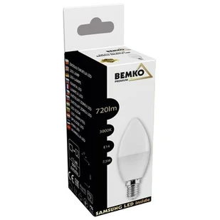 Bemko Żarówka LED SAMSUNG E14 7,5W C37 ciepła - Żarówki LED - miniaturka - grafika 1