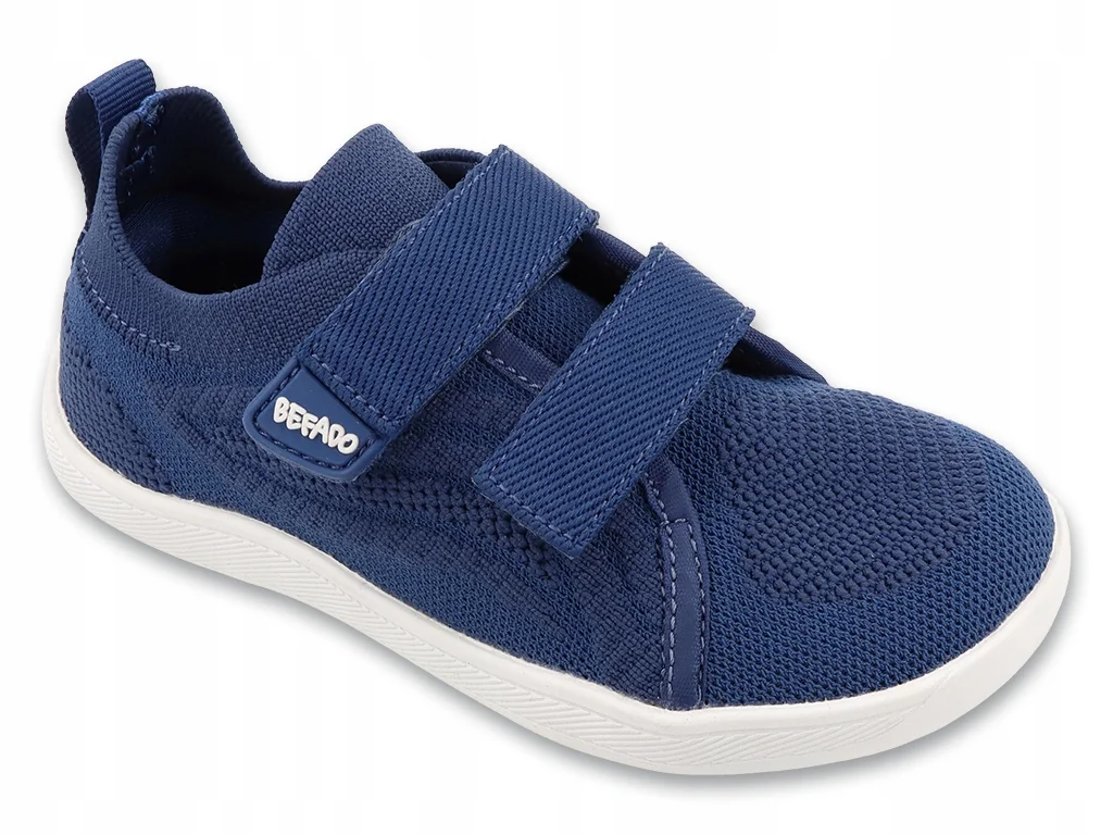 Buty dziecięce Befado Barefoot Sport na rzepy granatowe trampki rozmiar 25