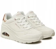 Buty sportowe damskie - Buty damskie Skechers Uno Wedge 177520-WHT R. 37,5 - miniaturka - grafika 1