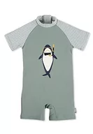 Kąpielówki dla chłopców - Sterntaler Chłopięcy strój kąpielowy rekin, ciemnozielony, 80 - miniaturka - grafika 1