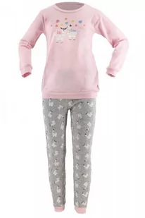 Lama G 276 PY różowa piżama dziewczęca - Piżamy dla dziewczynek - miniaturka - grafika 1
