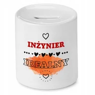 Skarbonki - Dla Inwestora Skarbonka na Urodziny na Prezent z Nadrukiem ze Zdjęciem + Opakowanie na prezent (wzór 04) - miniaturka - grafika 1