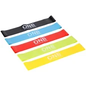 Gumy, taśmy, ekspandery - ONE FITNESS GUMY DO ĆWICZEŃ SLIM PBF SET05 ZESTAW ONE FITNESS - miniaturka - grafika 1