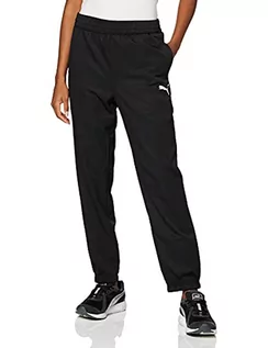 Spodnie damskie - Puma damskie spodnie Active Woven Pants, czarny, XL/S - grafika 1