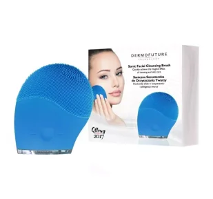DermoFuture Sonic Facial Cleansing Brush Niebieski - Szczoteczki do twarzy - miniaturka - grafika 1