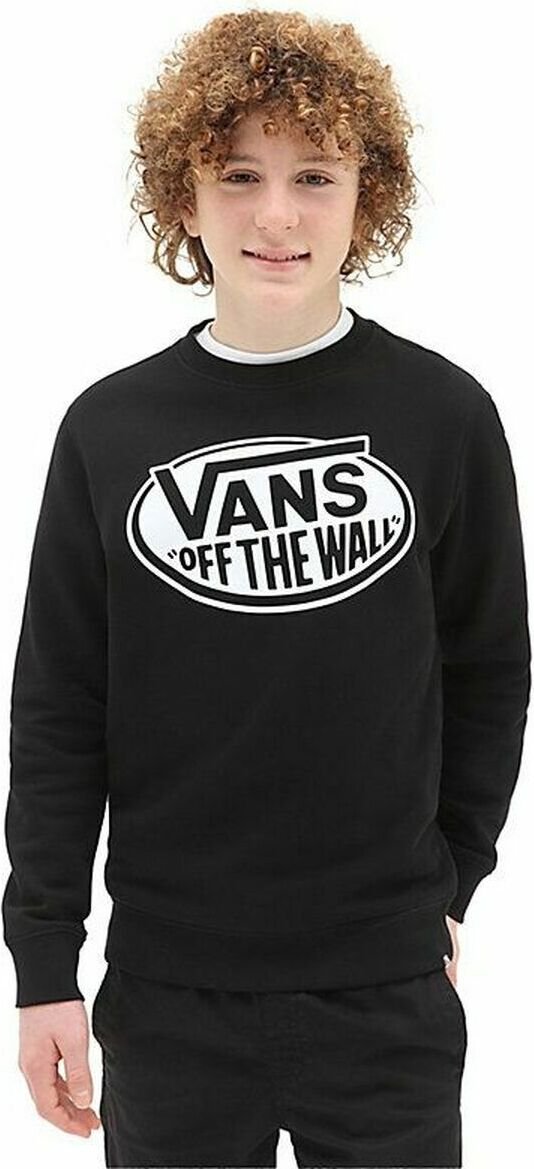 Sweter męski bez kaptura Vans Off The Wall czarny - M