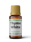 Aromaterapia - Olejek eteryczny TYMIANKOWY, TYMIANEK BIAŁY organiczny - ból gardła - miniaturka - grafika 1