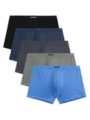 Majtki męskie - Przylegające bokserki męskie 5 szt. Atlantic - maksymalny komfort. - miniaturka - grafika 1