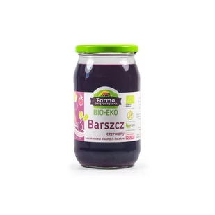 Lumarko Barszcz Czerwony Na Zakwasie Z Kiszonych Buraków Bezglutenowy Bio 720 ML (Słoik) - Farma Świętokrzyska! - Zupy w płynie - miniaturka - grafika 1