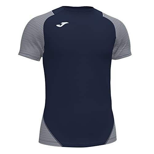 Joma Koszulka męska Essential Ii Equip M/C niebieski Marine-biały XXL-3XL