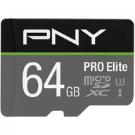 Karty pamięci - PNY Pro Elite P-SDU64GV31100PRO-GE - miniaturka - grafika 1