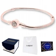 Bransoletki - BRANSOLETKA złota modułowa charms zawieszka 19cm - miniaturka - grafika 1