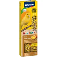 Przysmaki dla ptaków - Vitakraft Kräcker dla kanarków 4 x 2 szt. Jajeczny z nasionami traw - miniaturka - grafika 1