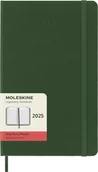 Kalendarze - MOLESKINE kalendarz 2025 ZIELONY LARGE HARD DZIENNY (13x21) - miniaturka - grafika 1