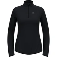 Bluzy damskie - Bluza techniczna damska ODLO Zeroweight Warm Mid Layer 1/2 Zip - miniaturka - grafika 1