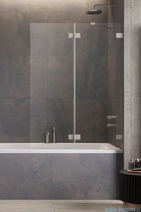 Radaway Essenza Pro Brushed Nickel Pnd II parawan nawannowy 110cm prawy szczotkowany nikiel 10102110-91-01R - Akcesoria do armatury i ceramiki - miniaturka - grafika 1