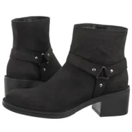 Botki damskie - Kowbojki Czarne 24695_ 9 (NE408-a) Nessi - miniaturka - grafika 1
