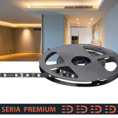 Taśmy LED - PRESCOT Prescot B-E007-050-8-WW taśma LED czarna - miniaturka - grafika 1