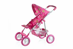 Teddies Wózek dla lalek spacerowy z daszkiem metal/plastik - Wózki dla lalek - miniaturka - grafika 1
